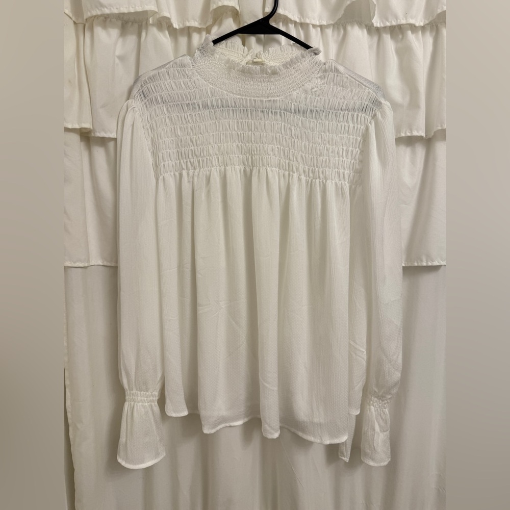 Women’s XL Mi Ami White Blouse